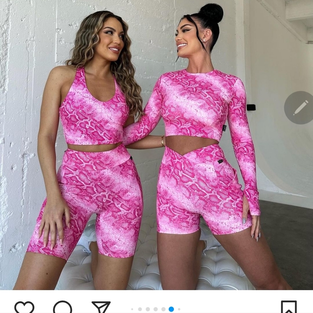 Licifit Pink Python Regular Shorts Xl Pink - image 5